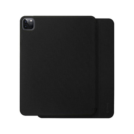 Crong FlexFolio - Tasche für iPad Pro 11" (2022-2021) / iPad Air 11" M2 (2024) / iPad Air 10.9" (5.-4. Generation).) mit Apple Pencil (schwarz)