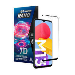 Crong 7D Nano Flexible Glass - nerozbitné hybridní sklo 9H pro celou obrazovku Samsung Galaxy M13