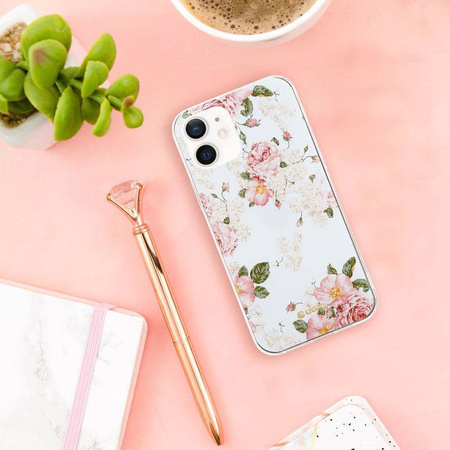 Crong Flower Case - Etui iPhone 12 / iPhone 12 Pro (wzór 02)