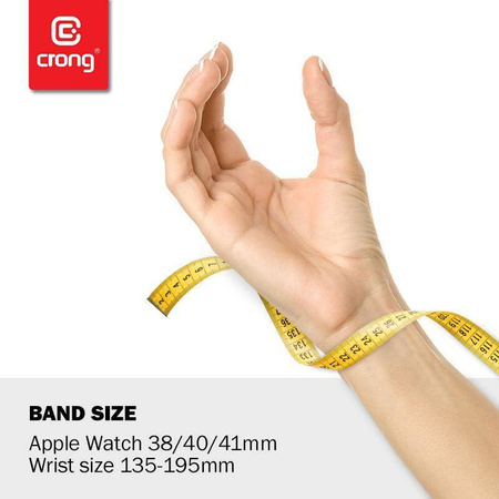 Crong Liquid - Armband für Apple Watch 38/40/41 mm (lila)
