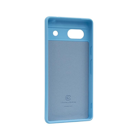 Etui Crong Color Cover do Google Pixel 7A Silikonowe Niebieskie Plecki