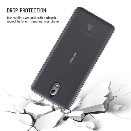 Etui Crong Crystal Slim Cover do Nokia 3.1 Przezroczyste Plecki
