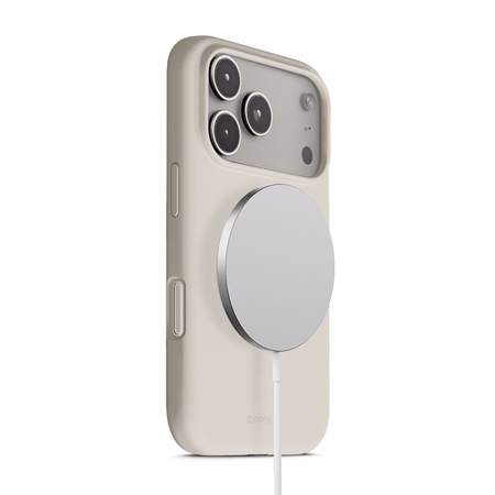 Crong Color Cover Magnetic - Etui MagSafe iPhone 17 Pro Max (kamienny beż)