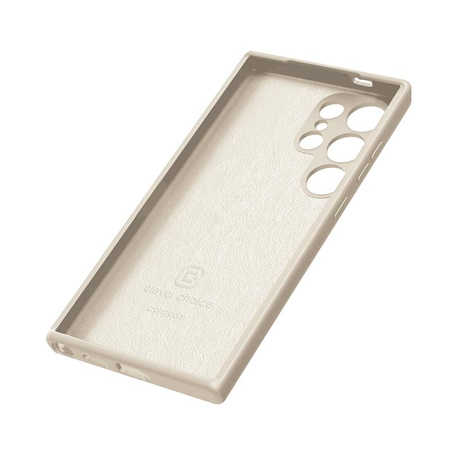 Etui Crong Color Cover do Samsung Galaxy S24 Ultra Silikonowe Beżowe Plecki