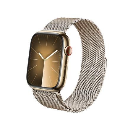 Crong Milano Steel - Edelstahlarmband für Apple Watch 38/40/41 mm (champagner)