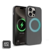 Etui Crong Color Cover Magnetic do iPhone 15 Pro MagSafe Silikon Tytanowe