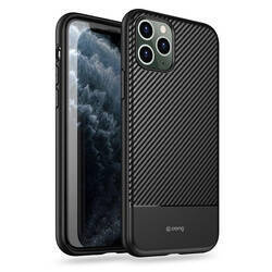 Funda Crong Prestige Carbon para iPhone 11 Pro Max (negra)