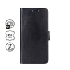 Crong Booklet Wallet - iPhone 11 Pro Max case with pockets + stand function (black)