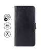 Crong Booklet Wallet - Etui iPhone 11 Pro Max z kieszeniami + funkcja podstawki (czarny)