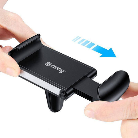 Crong Universal Smart Car Holder – Universelle Autohalterung für Handys von 4" bis 6,5" (schwarz)