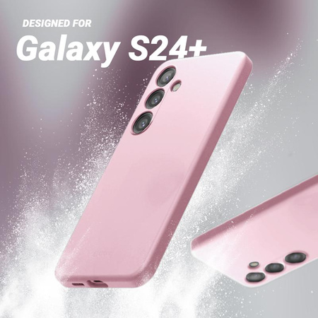 Etui do Samsung Galaxy S24 Plus Crong Color Cover Silikonowy Case Ochronny Różowy