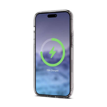 Etui Crong Clear MAG Cover do iPhone 15 Pro MagSafe Przezroczyste Plecki