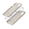 Crong Color Cover Magnetic - MagSafe hülle für iPhone 14 Plus (Steinbeige)