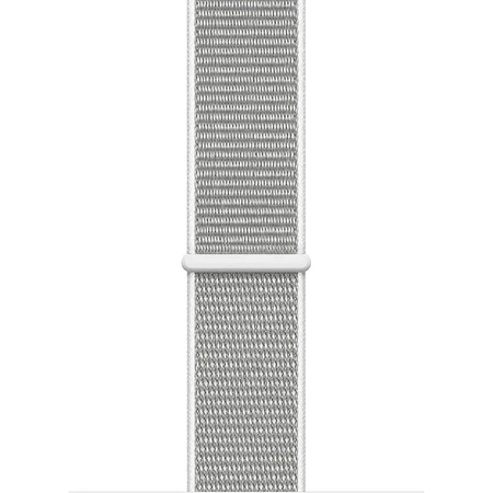 Crong Nylon - Sportovní řemínek pro Apple Watch 44/45/46/49 mm (Stříbrně šedý)