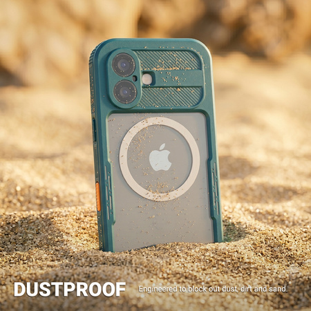 Crong Seal Cover - водоустойчив калъф IP68 за iPhone 17 Pro (морски)