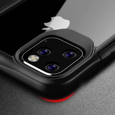 Crong Hybrid Clear Cover - Θήκη iPhone 11 Pro Max (μαύρο)