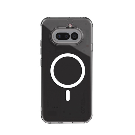 Crong Hybrid Clear Magnetic - MagSafe Nothing Phone 4a Case (Transparent)