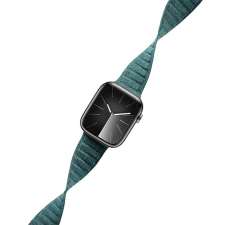 Crong Melange Magnetic - Μαγνητικό λουράκι για Apple Watch 42/44/45/49 mm (τυρκουάζ μελανζέ)