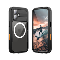 Crong Seal Cover - Custodia impermeabile IP68 per iPhone 17 (nera)