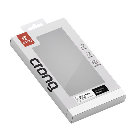 Crong Clear MAG Cover - Hülle MagSafe iPhone 17 (transparent)