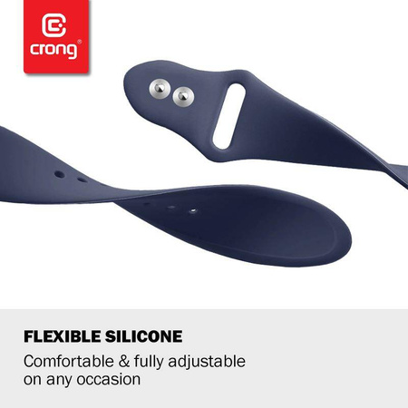 Crong Liquid - Řemínek pro Apple Watch 38/40/41 mm (fialový)