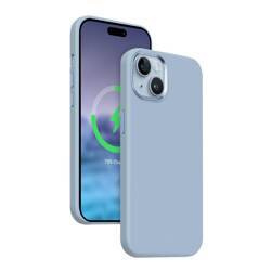 Crong Color Cover LUX Magnetic - iPhone 15 Plus MagSafe Hülle (blau)