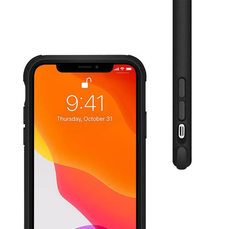Crong Trace Clear Cover - iPhone 11 Pro Case (Black/Black)