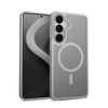 Crong Hybrid Matte Magnetic - MagSafe калъф за Samsung Galaxy S26 (сив)