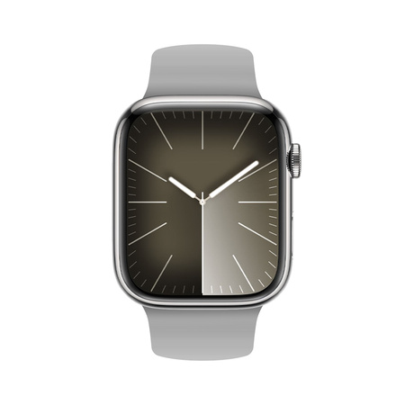 Crong Liquid - Řemínek pro Apple Watch 42/44/45/49 mm (šedý)