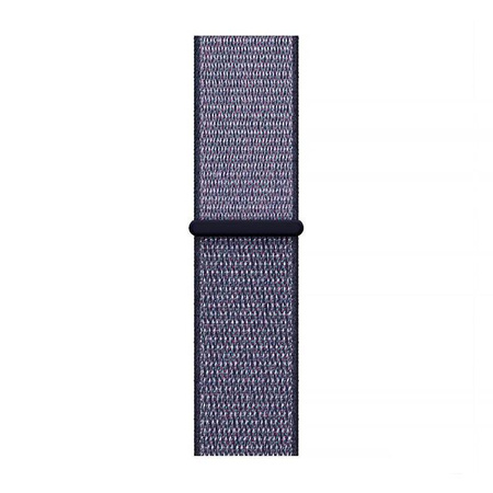 Crong Nylon - Sportarmband für Apple Watch 38/40/41 mm (Mitternachtsblau)