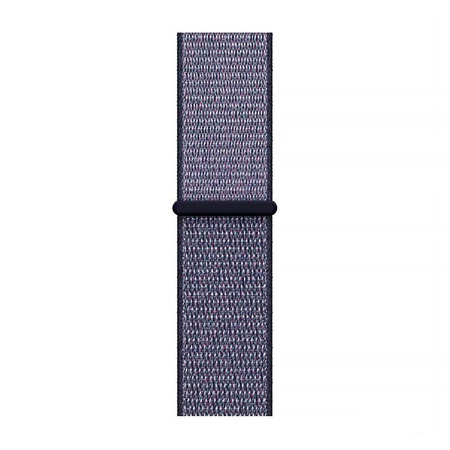 Crong Nylon - Αθλητικό λουράκι για Apple Watch 38/40/41 mm (Μπλε μεσάνυχτα)