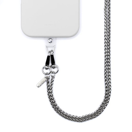 Crong Phone Crossbody - Šňůrka na telefon (stříbrný článek)