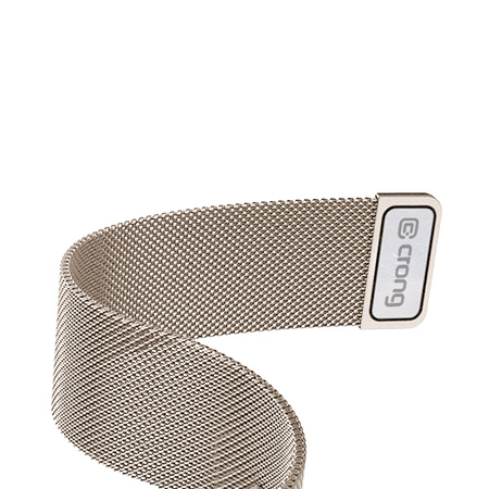 Crong Milano Steel - Stainless Steel Strap for Apple Watch 42/44/45/49 mm (champagne)