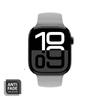 Crong Liquid - Apple Watch Armband 44/45/46/49 mm (Grau)