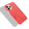 Etui Crong Essential Cover do iPhone 11 Pro Skórzane Czerwone Plecki