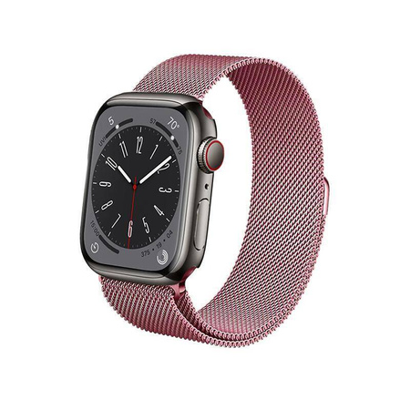 Crong Milano Steel - Edelstahlarmband für Apple Watch 38/40/41 mm (Roségold)