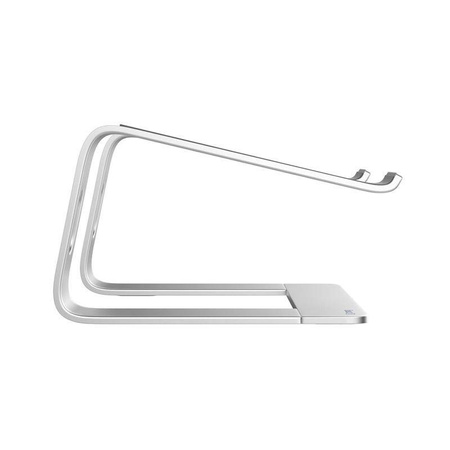 Crong AluBench – Aluminum Laptop Stand (Silver)