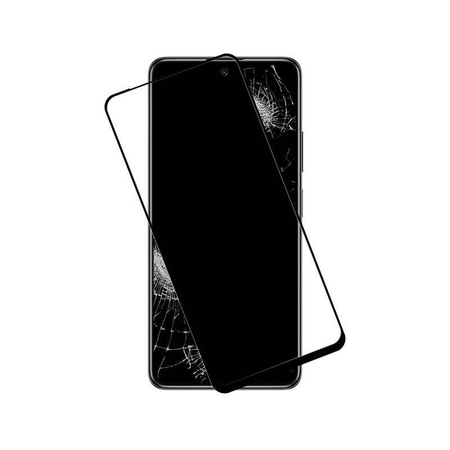 Crong 7D Nano Flexible Glass - Нечупливо 9H хибридно стъкло за целия екран на Xiaomi POCO M4 Pro 5G