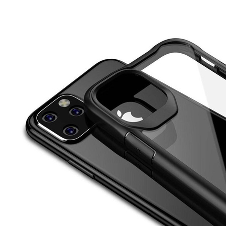 Crong Hybrid Clear Cover - pouzdro pro iPhone 11 Pro (černé)