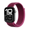 Pasek Crong Nylon do Apple Watch 42/41/40/38 mm Magenta Fusion Nylonowy Malinowy