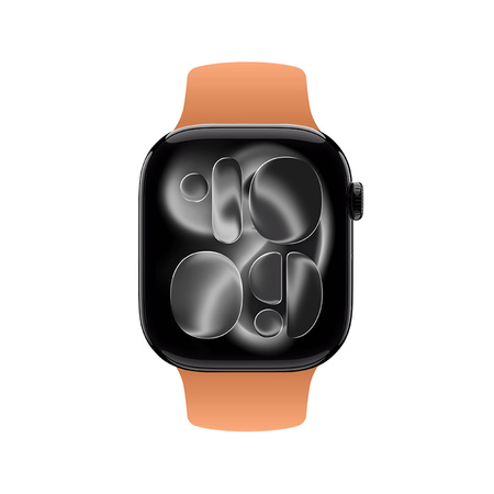 Crong Liquid - Cinturino per Apple Watch 38/40/41/42 mm (Arancione)