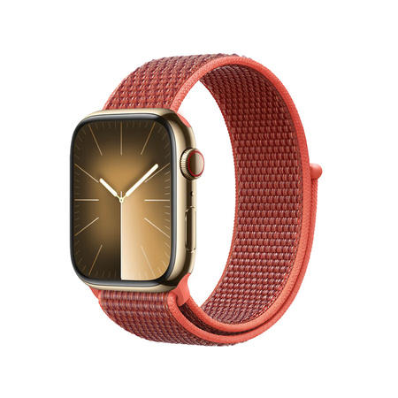Crong Nylon - Opaska sportowa do Apple Watch 38/40/41/42 mm (Sunny Apricot)