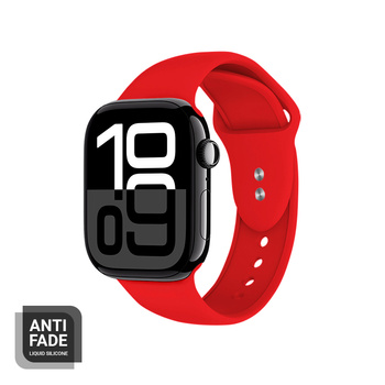 Crong Liquid - Strap for Apple Watch 42/44/45/49 mm (red)