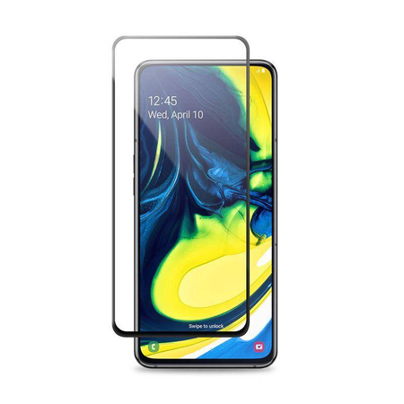 Szkło Hybrydowe do Samsung Galaxy A80 / A90 Crong 7D Nano Flexible Glass 9H Ochronne na Cały Ekran