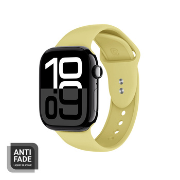 Crong Liquid - Řemínek pro Apple Watch 38/40/41/42 mm (sláma)