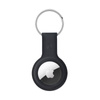 Crong Silicone Case with Key Ring - Protective Keyring Case for Apple AirTag (black)