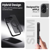 Etui CRONG Hybrid MATTE™ Magnetic MagSafe do iPhone 17 czarne