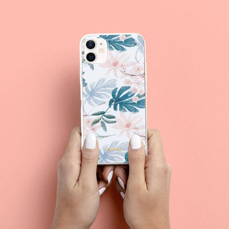 Etui Crong Flower Case do iPhone 12 Mini Kolorowe Plecki Kwiaty Kobiece 01
