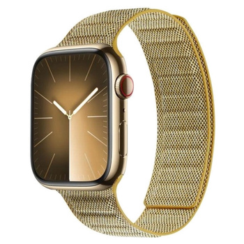 Crong Melange - Magnetic strap for Apple Watch 38/40/41/42 mm (yellow melange)