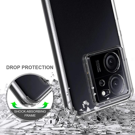 Etui Przezroczyste do Xiaomi 13T / 13T Pro Crong Crystal Shield Cover Ochronny Case Bezbarwny